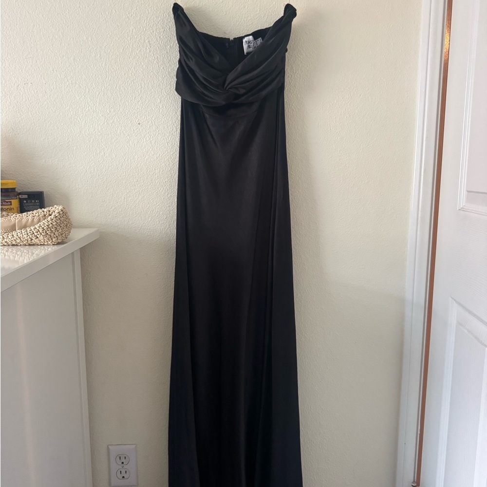 Princess Polly Black Strapless Maxi Gown- Amazing for prom/formal